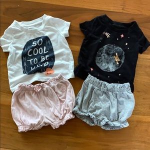 Baby girl 2 sets summer outfit
